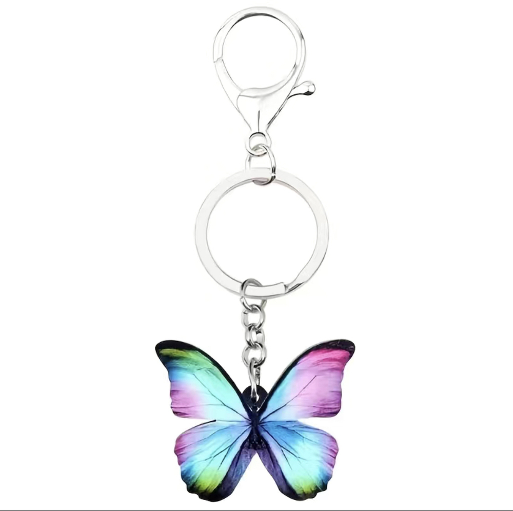 3/$25 Butterfly Keychain NEW